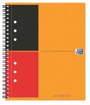 Schrift International Activebook 160blz A5 gelijnd 12gts perfo PAK5