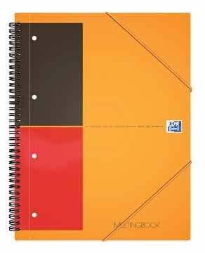 Schrift International Meetingbook 160blz A5 gelijnd 4gts perfo PAK5
