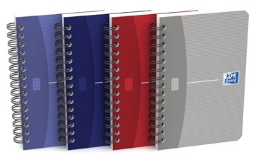 Notitieboekje OXFORD Essentials 9x14cm 180blz. PAK10 GERUIT SPIRAAL
