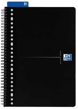 Oxford Schrift Smart Black & Original Blue ft 21 x 29,7 cm (A4), gelijnd, blauw