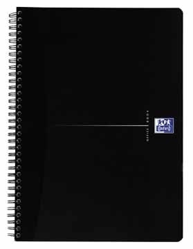 Oxford Schrift Smart Black & Original Blue ft 21 x 29,7 cm (A4), gelijnd, zwart