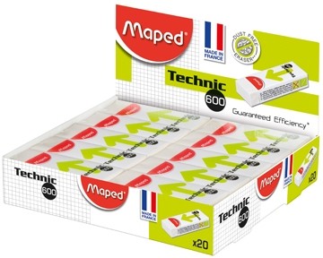 Maped gum Technic 600 doos van 20 stuks
