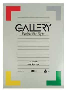 Gallery tekenblok 190 g/mÂ², extra zwaar houtvrij papier, 20 blad, ft 29,7 x 42 cm (A3)