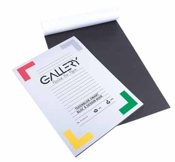 Gallery zwart tekenpapier ft 21 x 29,7 cm (A4)