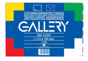 Luchtpostenveloppen Ft 114 x 162 mm. PAK25