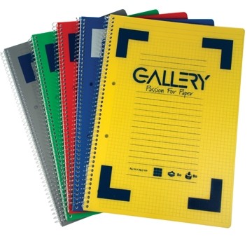 Gallery spiraalschrift Traditional ft 21 x 29,7 cm (A4), gelijnd PAK6