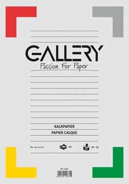 Gallery kalkpapier ft 29,7 x 42 cm (A3), etui van 20 blad