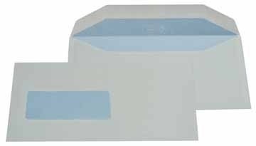 Enveloppen Gallery ft 114 x 229 mm gegomd, met venster links (ft 40 x 110 mm)