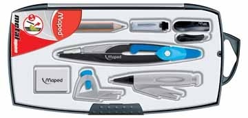 Maped passer Metal Open 7-delige passerdoos: 1 passer Metal Open, 1 balpen, 1 potloodinzetstuk 2 mm, 1...