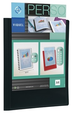 Viquel showalbum 40 tassen, zwart