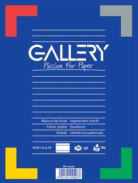 Gallery schrift ft 16,5 x 21 cm, gelijnd