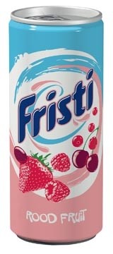 Fristi yoghurtdrank, blik van 25 cl, pak van 12 stuks 