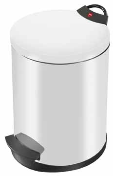 Hailo Pedaalemmer T2 13 l, hoogte: 37,5 cm, wit