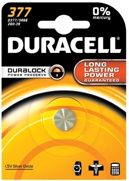 Duracell batterijen voor horloge 377 batterij voor horloge - Duralock technologie (energie preservatie...