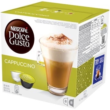 Nescafé Dolce Gusto koffiepads, Cappucino, pak van 16 stuks
