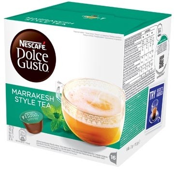Nescafé Dolce Gusto theepads, Marrakesh, pak van 16 stuks