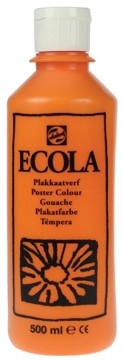 Talens Plakkaatverf Ecola flacon van 500 ml, oranje