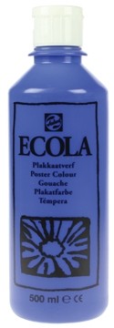 Talens Plakkaatverf Ecola flacon van 500 ml, donkerblauw
