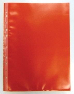 Geperforeerde showtas rood