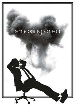 Office Deco transfer S "Smoking area"