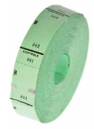 Ticketrollen groen