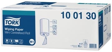Tork poetspapier Mini Centerfeed, 1-laags, systeem M1, pak van 11 rollen 