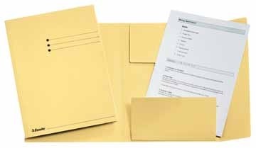 Esselte dossiermap geel, ft A4 PAK50