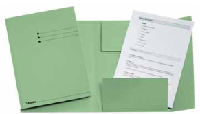 Esselte dossiermap groen, ft A4 PAK50