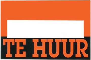Affiche Te huur