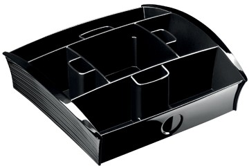 Take a Break verdeelplateau Ft 20,5 x 21,6 x 6,8 cm, zwart