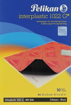 Pelikan carbonpapier Interplastic 1022G etui van 10 blad