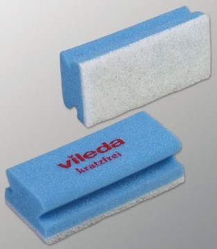 Vileda Spons Glitzi Quattro blauw