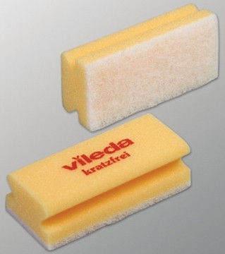 Vileda Spons Glitzi Quattro geel