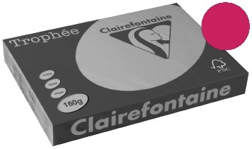 Clairefontaine Gekleurd papier Trophée Intens A3 kersenrood