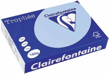 Clairefontaine Gekleurd papier Trophée Pastel A4 blauw