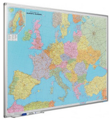 Landkaart Softline, Europa (85x125cm)
