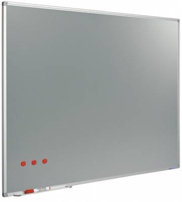 Krijtbord Grijs Emaille staal