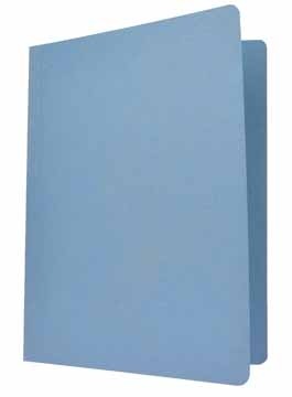 Dossiermap blauw, ft 24-25 x 32 cm (voor ft A4)