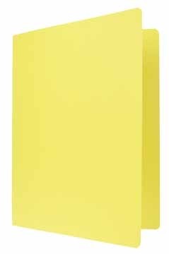 Dossiermap geel, ft 24-25 x 32 cm (voor ft A4)