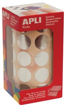 Apli Stickers bol, zilver, 1770 stuks, diameter 20 mm