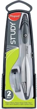 Maped passer Study 2-delige passerdoos: 1 passer Study en 1 kokertje potloodstiften