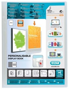 Elba showalbum Polyvision 100 tassen, transparant