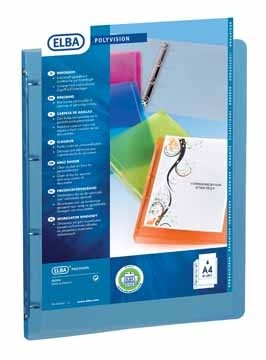 Elba Personaliseerbare ringmap Polyvision blauw