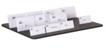 Uitdeelplateau voor naamkaartjes met 15 sleuven 