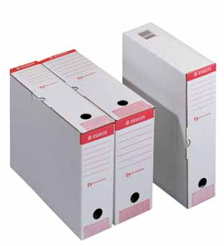 Esselte archiefdoos Boxy rug van 8 cm PAK25