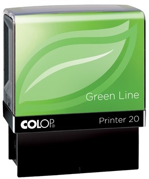 Colop stempel Green Line Printer Printer 20, max. 4 regels, voor België, ft. 14 x 38 mm