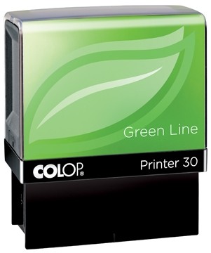 Colop stempel Green Line Printer Printer 30, max. 5 regels, voor België, ft. 18 x 47 mm