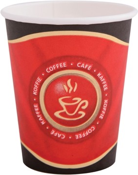 Drinkbeker Queeny "to go" VOOR WARME DRANKEN DOOS 1.000 STUKS