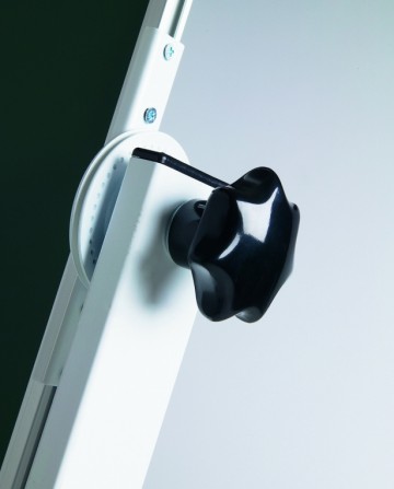 Kantelborden dubbelzijdig Groen Alu profiel