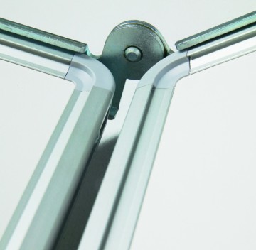 Drievlaks whiteboard emaille staal Smit Visual